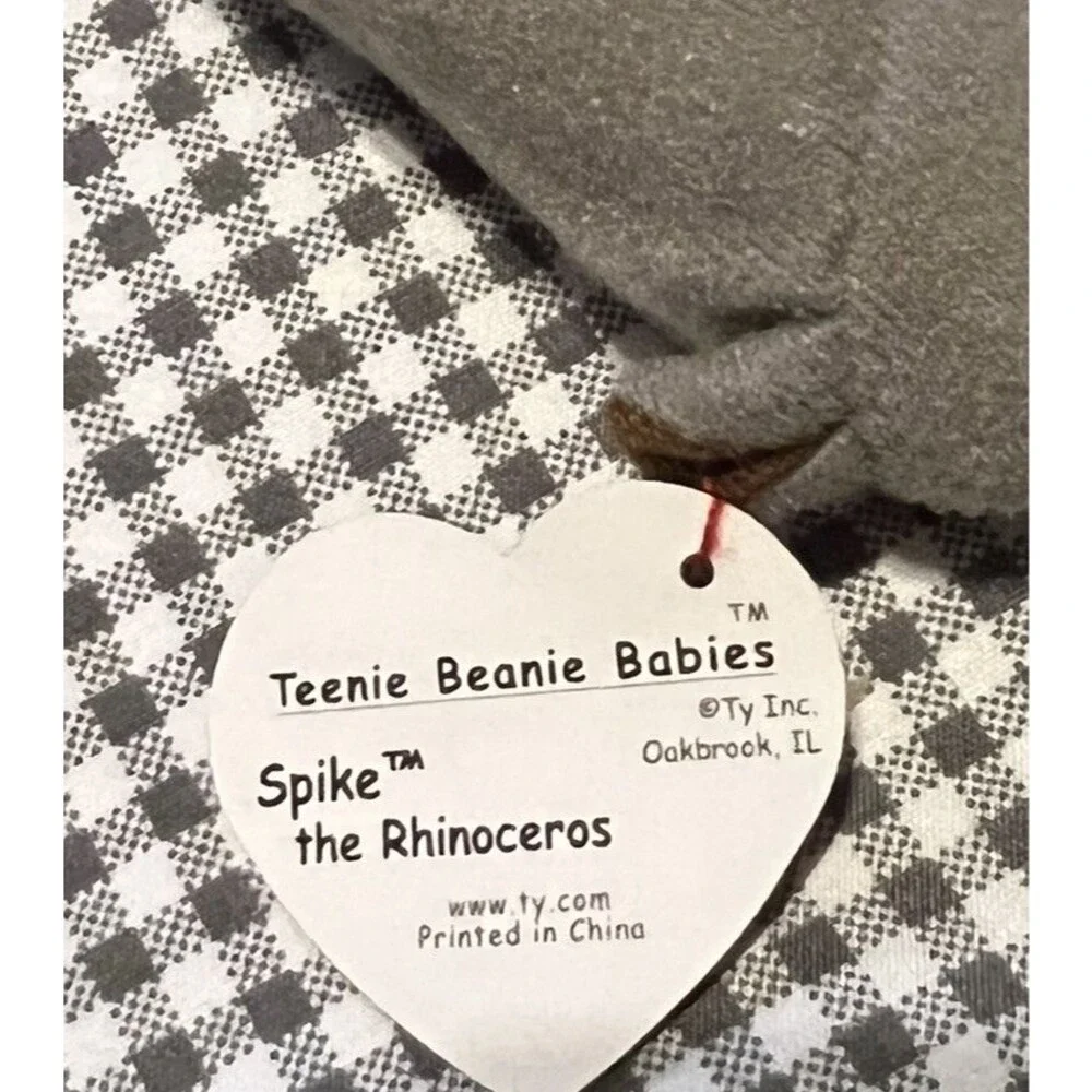 TY McDonald's Happy Meal Beanie Baby - #11 SPIKE THE RHINOCEROS (2000)- RETIRED